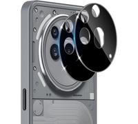 For Nothing Phone 3a Pro Camera Protection, 2 Pieces 9h Hardness Ultra Hd Tempered Glass Film, Bubble-Free Anti-Scratch Ultra Resistant Film Camera Screen Protector \ Black