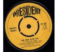 For Once In My Life / Our Garden - Dorothy Squires 7" 45