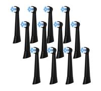 For Oral B Io2 Io3 Io4 Io5 Io6 Io7 Io8 Io9 Io10 Têtes De Brosse À Dents De Remplacement For Oral B Io Brosse À Dents Têtes De Brosse À Poils Souples(Black-12pcs)