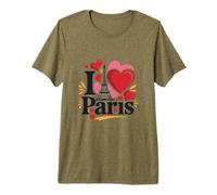 for Paris Lovers Love Paris Tour Eiffel Memes I Love Paris T-Shirt Haut de Gamme