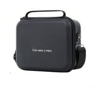 for Premium Storage Bag for DJI for mini 5 Pro - Coque rigide antichoc en EVA - Housse imperméable en cuir PU avec ceinture réglable - Équipement de voyage compact pour objectif d'appareil photo
