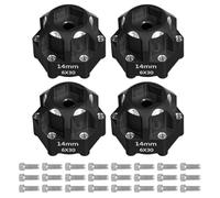 for Proline pour Arrma pour Senton pour Granite 1/10 Rc Voiture Télécommande Aluminium 4 Pièces 6x30 À 14Mm Adaptateur Hexagonal Mise Niveau Modifier Rc Mise Niveau Composant