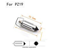 For Pz19 Valve De Carburateur Grossière Pour Suzuki Honda Mikuni Keihin, Pièce De Réparation Pour Pz26, Pz27, Pz30, Pz19, Cg125, Dean 6, 50, 125cc, Gn125, 4 Pièces Nipseyteko®