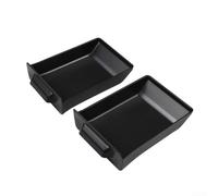 For Roomy Custom 2022 Lot de 2 boîtes de rangement pour tiroir de commande centrale en ABS avec installation et design peu encombrant, noir