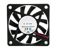 For RS6010B24VH-A DC 24V 0.09A 60x60x10mm 2-Wire Fan for Electronics and Appliances