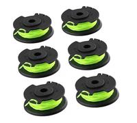 for Ryobi RAC143 36V Coupe Gazon Bobine Ligne 6 pièces tête de Coupe en Nylon de Remplacement Convient aux tondeuses Ryobi