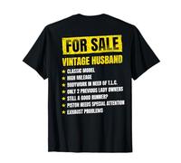 for Sale Vintage Husband Classic Model Fathers Day Retro Men T-Shirt