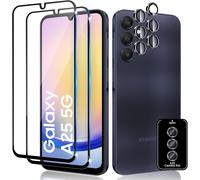 For Samsung Galaxy A25 5g Tempered Glass, Screen Protector + Rear Camera Protector Film, 2 + 2 Pieces 9h Hardness Anti-Scratch Tempered Glass Screen Protectors For Samsung Galaxy A 25 5g