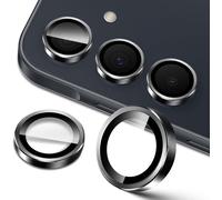 For Samsung Galaxy A35 5g Protection Camera, 9h Individual Lens Screen Protectors, Metal Ring + Tempered Glass, Hd Anti-Scratch Protector Film \ Black