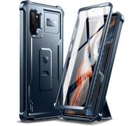 For Samsung Galaxy Note 10 Plus Case, [Built-In Screen Protector And Stand] Heavy Duty Military Grade Protective Shockproof Shield For Samsung Note 10+ - Blue