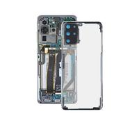 For Samsung Galaxy S20+ Sm-g985 Sm-g985f Sm-g985f/ds Glass Transparent Battery Back Cover (transparent)