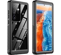 For Samsung Galaxy S23 Ultra Case, Waterproof Case For Samsung S23 Ultra With Built-In Screen Protector, Shockproof And Dust-Proof, Robust Protective Case ¿ Black