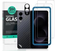 For Samsung Galaxy S25 Edge 5g Tempered Glass 6.7 Inches, 2 Pieces 9h Hardness Screen Protector, With 1 Piece Camera Protection, 1 Piece Back Film, Easy To Install