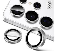 For Samsung Galaxy S25 Ultra 5g Protection Camera, 9h Individual Lens Screen Protectors, Metal Ring + Tempered Glass, Hd Anti-Scratch Screen Protector Film