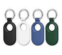 for Samsung Galaxy SmartTag2 Case 4 Pack Protective Silicone Case for Galaxy Smart Tag 2 Noir