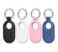 for Samsung Galaxy SmartTag2 Case 4 Pack Protective Silicone Case for Galaxy Smart Tag 2 Rose