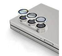 for Samsung Galaxy Z Fold7 Camera Lens Protector Ultra Thin Case Friendly,Shatterproof Tempered Glass with Aluminum Metal Circle Camera Screen Protector Cover Accessories (Silver)