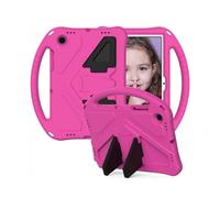 For Samsung Tab A8 Case 10.5 Inch 2021 Shock Resistant Rugged Cover with Stand for 10.5 Inch Tablet SM-X200/X205 for Kids Boys Kids (Rose Red)