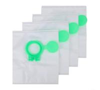 For Sebo Lot de 4 sacs à poussière compatibles Airbelt D2, filtration 4 couches pour une rétention maximale de la poussière et un entretien facile