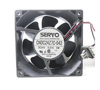 For SERVO CNDC24Z7C-042 24V 0.37A 9W VACON inverter cooling fan 120x120x38mm 2-line