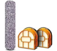 For Sha-rk HydroVac AW201 WD201 WD201 WD101 WD100 Rouleau de brosse et filtre de rechange for HydroVac XL 3 en 1 Aspirateur multi-surfaces 3 en 1 humide et sec 1 rouleau de brosse 2 filtres(A(1pcs))