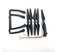 For SJRC F7 Pro 4K RC Drone accessoires lames hélices bras en feuille d'érable patin d'atterrissage...(Blue)