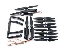 For SJRC F7 Pro 4K RC Drone accessoires lames hélices bras en feuille d'érable patin d'atterrissage...(Light Grey)