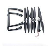 For SJRC F7 Pro 4K RC Drone accessoires lames hélices bras en feuille d'érable patin d'atterrissage...(Light yellow)