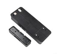 for Smart Invisible Door Lock for ttlock Compatible for Wood Doors Keyless entry with App Control IC Cards Système de sécurité antivol Noir