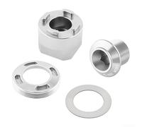 for sram for dub Kit d'outils de démontage de bouchon de manivelle - Extracteur en alliage d'aluminium pour pédalier pour service - Options noir, rouge, or, argent pour VTT et vélos de route 25 mm