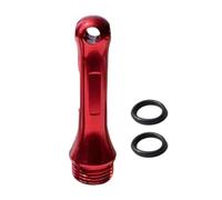 For Stella Moulinet de pêche NASCI avec alliage d'aluminium CNC, anneaux étanches et design antidérapant pour modifications (rouge)