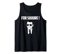 for Sure Emmanuel Macron Lunettes Débardeur