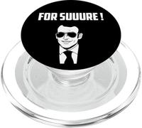 for Sure Emmanuel Macron Lunettes PopSockets PopGrip pour MagSafe