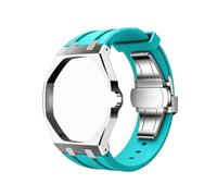 For Swatch X Royal Pop Stainless Steel Watch Case Quick Release Silicone Sport Replacement Band Wear Resist Waterproof Watch Shell for Sport Activities Daily Commute
