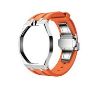 For Swatch X Royal Pop Stainless Steel Watch Case Quick Release Silicone Sport Replacement Band Wear Resist Waterproof Watch Shell for Sport Activities Daily Commute