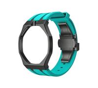 For Swatch X Royal Pop Stainless Steel Watch Case Quick Release Silicone Sport Replacement Band Wear Resist Waterproof Watch Shell for Sport Activities Daily Commute
