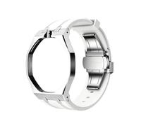 For Swatch X Royal Pop Stainless Steel Watch Case Quick Release Silicone Sport Replacement Band Wear Resist Waterproof Watch Shell for Sport Activities Daily Commute