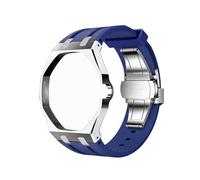 For Swatch X Royal Pop Stainless Steel Watch Case Quick Release Silicone Sport Replacement Band Wear Resist Waterproof Watch Shell for Sport Activities Daily Commute