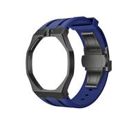 For Swatch X Royal Pop Stainless Steel Watch Case Quick Release Silicone Sport Replacement Band Wear Resist Waterproof Watch Shell for Sport Activities Daily Commute