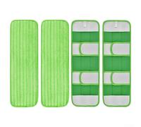 For Swiffer For Sweeper Lot de 4 tampons réutilisables en microfibre optimisés pour les types de sols, y compris les sols stratifiés, les carreaux de bois dur et les surfaces en vinyle