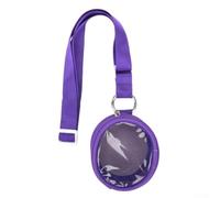for tamagotchi Paradise Case Sac de rangement de protection en nylon avec coque en TPU - Housse antichoc pour accessoires de console virtuelle pour animaux de compagnie - Bleu, rose, violet, 9 x 7,5 x
