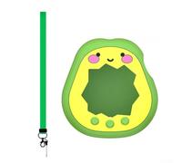 for tamagotchi Paradise Étui en silicone pour console électronique de jeu Motif avocat Avec cordon