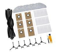 For Tapo RV30 Max Plus RV20 Max Plus Robot Vacuum Cleaner Accessories Set with Mop Cloth Dust Bag Side Brush Main Brush Deep Cleaning Tools