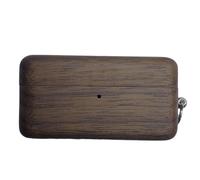 For Technics EAH-AZ100 Housse de protection pour écouteurs en noyer et coque Bluetooth en bois anti-poussière