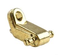 For Telecaster Roller String Guides 1 paire d'arbres de retenue de guitare électrique avec vis pour une meilleure durée de vie des cordes (doré)