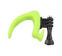 For TELESIN Petite sangle élastique Q pour appareil photo de sport avec base d'amortissement intégrée permettant un mouvement horizontal à 360 degrés et 180 degrés (vert)