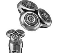 For Tête Rasage Complète SH98 Philips Norel*o Série 9000 - support métallique, lames double couche, brosse nettoyage - Argent