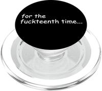 for The Fuckteenth Time Sign I Don't Know I Just Work Here PopSockets PopGrip pour MagSafe