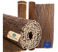 FOR THE GARDEN 110 x 300 cm Canisse Osier Déco Naturelle Brise Vue Jardin Balcon Cloture Exterieur Pare Soleil Pergola