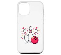 for The Love of Bowling Ball, épingles et cœurs Coque pour iPhone 12/12 Pro